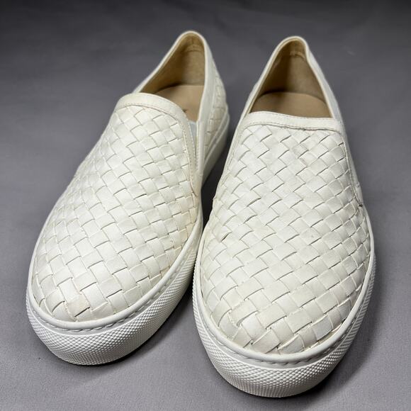 M. Gemi Sneakers Womens 7.5 The Cerchio Due Woven Nubuck Slip-on  Italian Made - Picture 3 of 13
